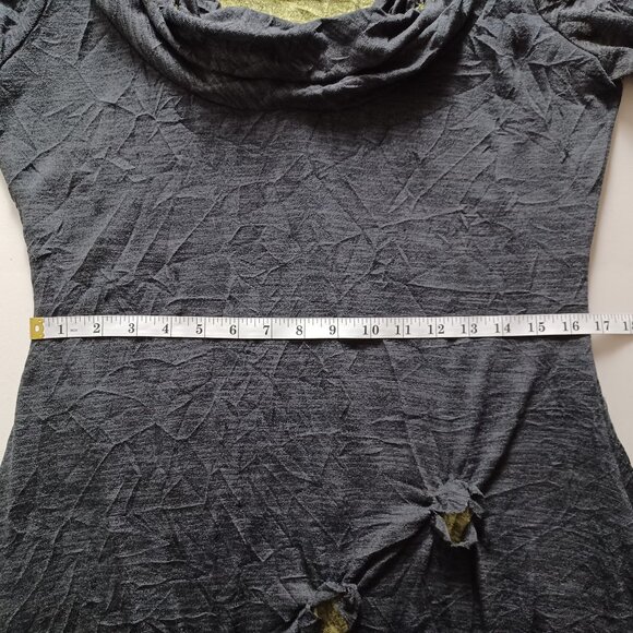 Simon Chang Ruched Neck Floret Midi Dress - Picture 11 of 16